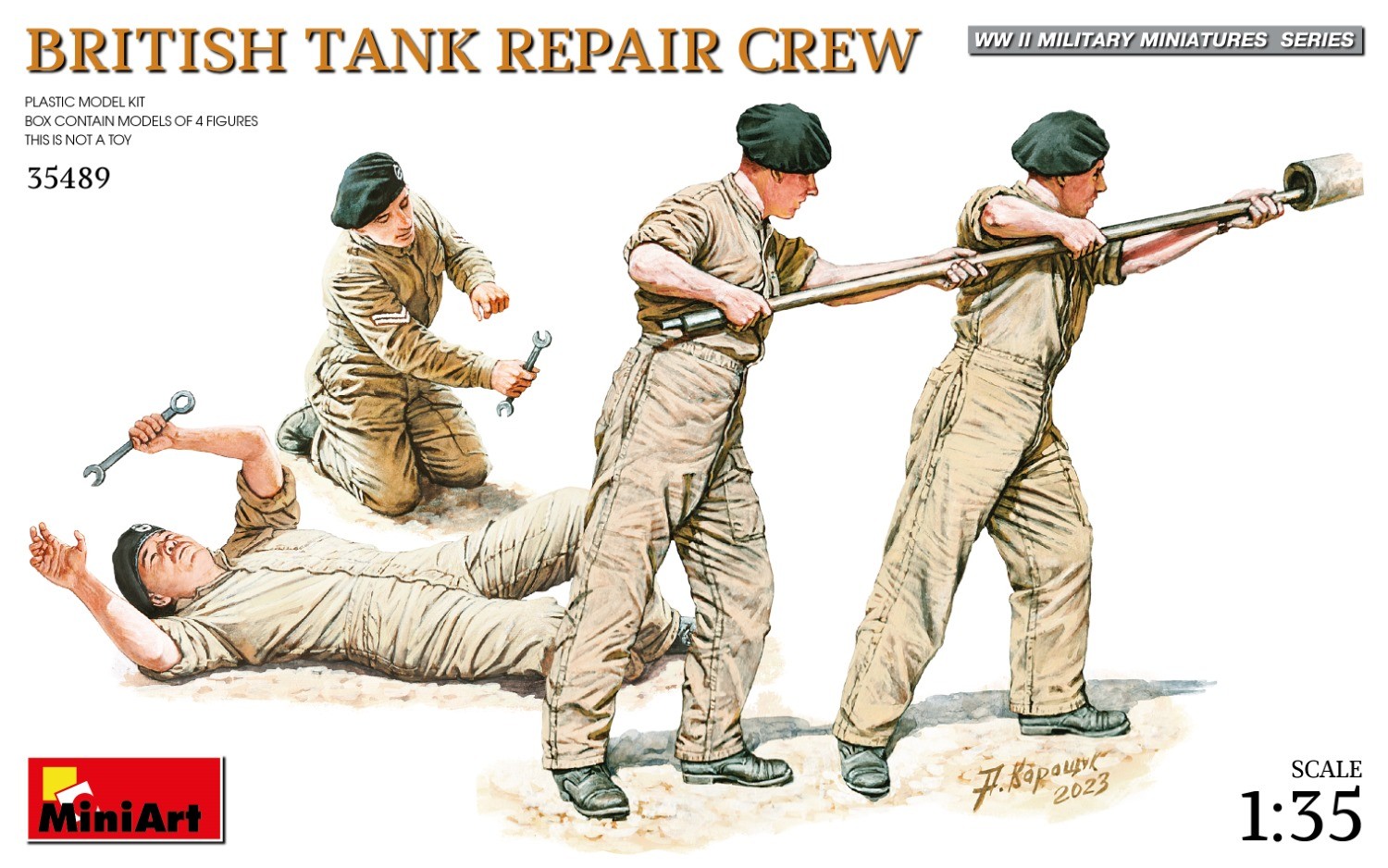 MiniArt 35489 1:35 Britanyalı Tank Onarım Ekip Maketi