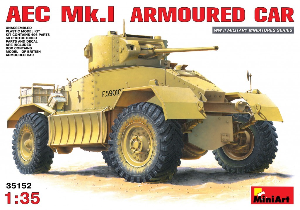 MiniArt 35152 1:35 AEC Mk I Zırhlı Araç