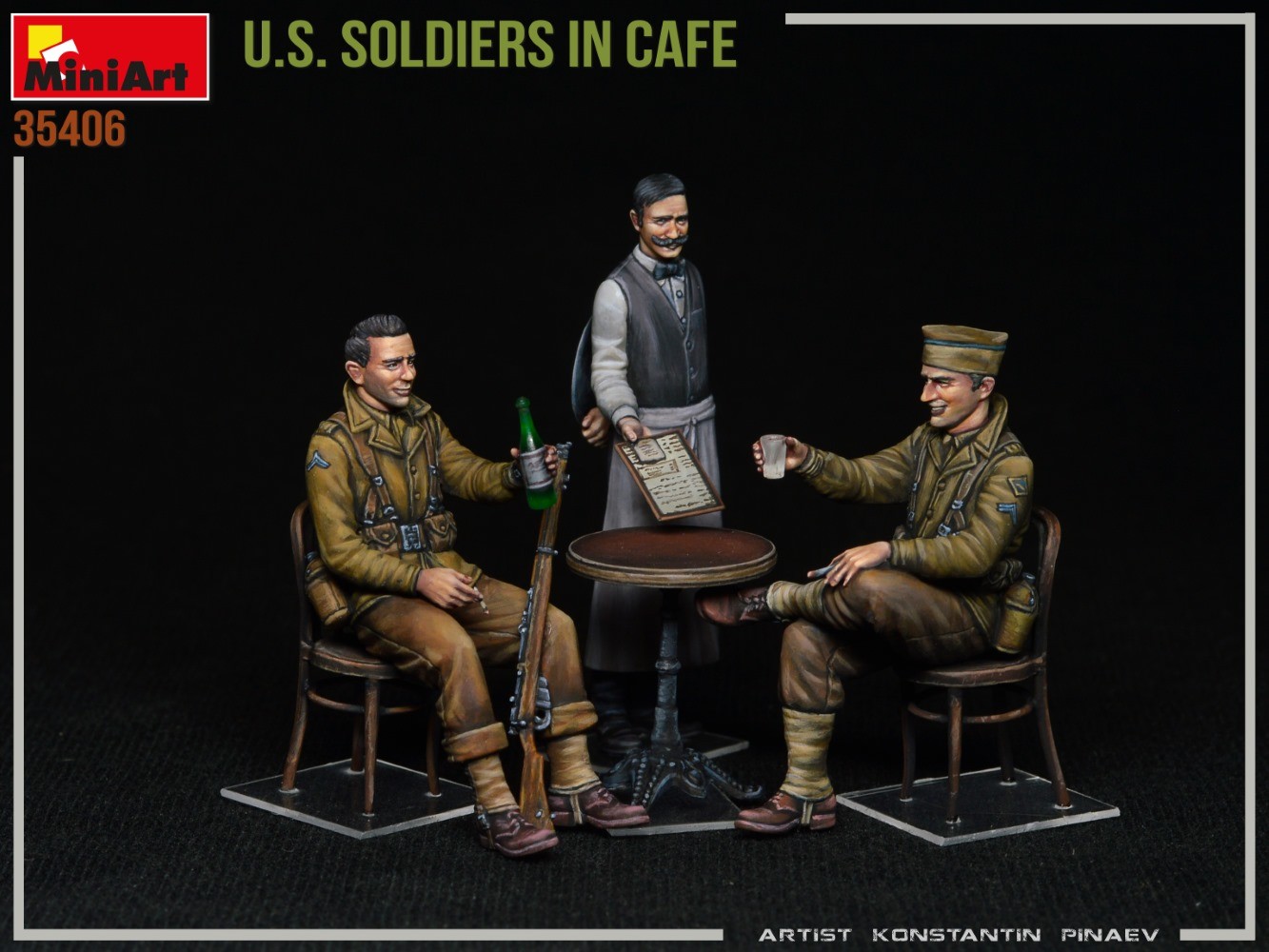 MiniArt 35406 1:35 Kafedeki Amerikan Askerler