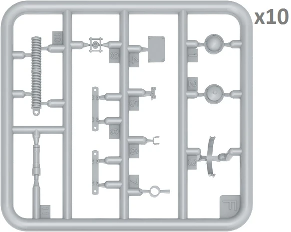 MiniArt 35236 1:35 T-34 Tekerlek Seti 1942 Serisi