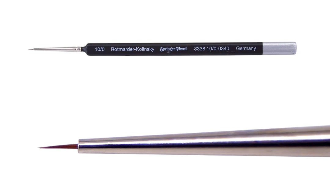 Springer Pinsel Üçgensi Künstler-Aquarellpinsel Kolinsky 10 0