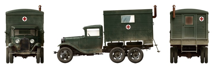 MiniArt 35183 1:35 GAZ-AAA. Sığınak ile birlikte.