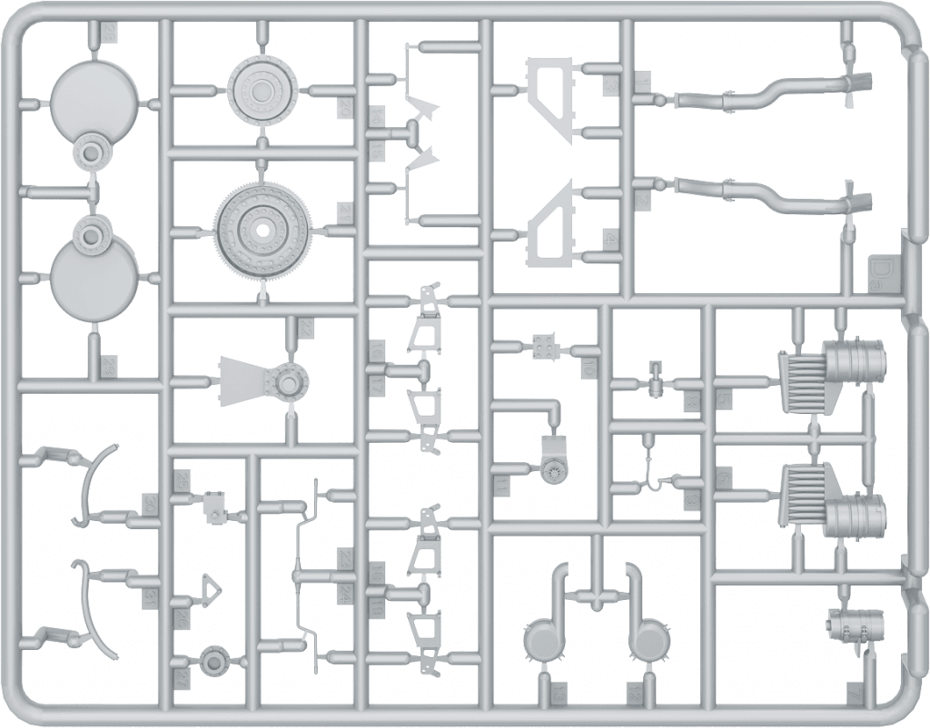 MiniArt 35204 1:35 SU-85 Mod. 1944 (İlk Üretim) Interior Kit