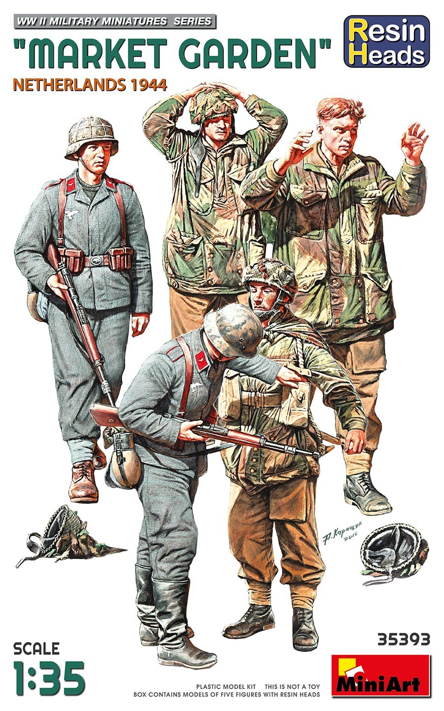 MiniArt 35393 1:35 "Bostan" Hollanda 1944. Reçineden Başlar