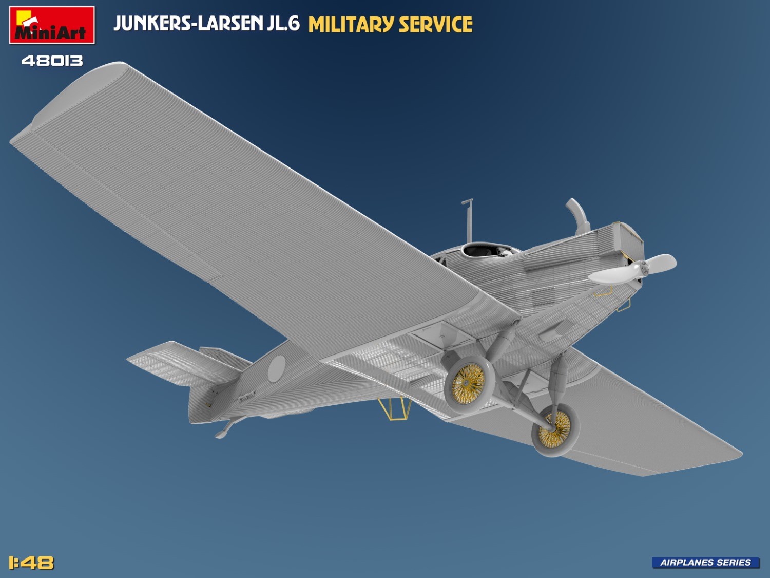 MiniArt 48013 1:48 Junkers-Larsen JL.6. Askeri Hizmet Uçağı