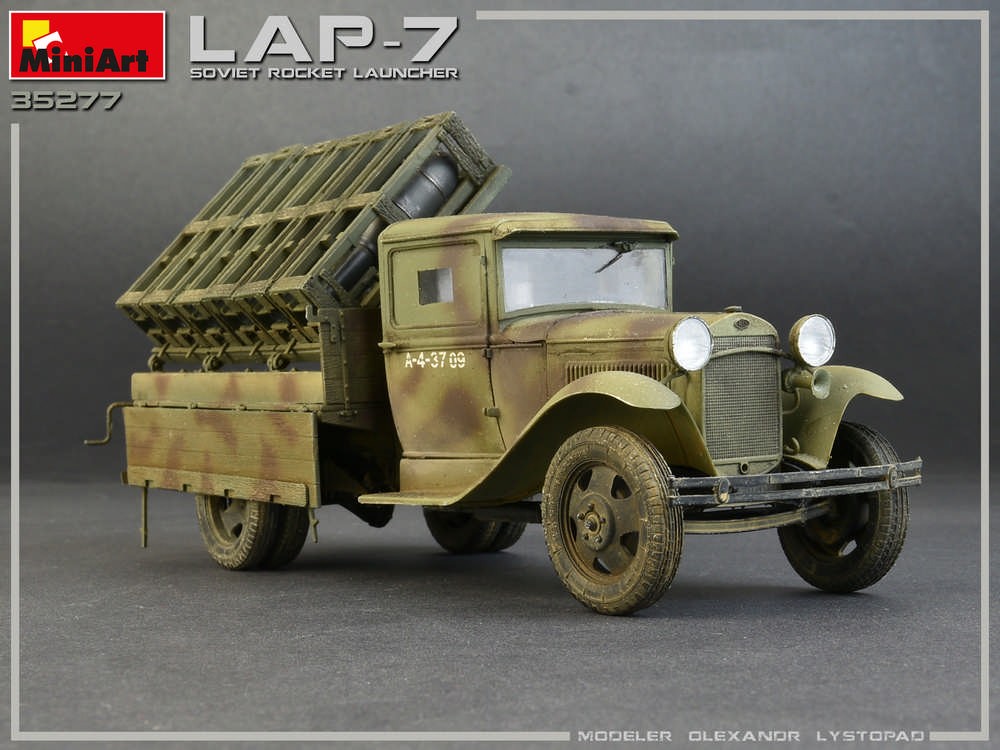 MiniArt 35277 1:35 Sovyet Roket Fırlatıcı LAP-7
