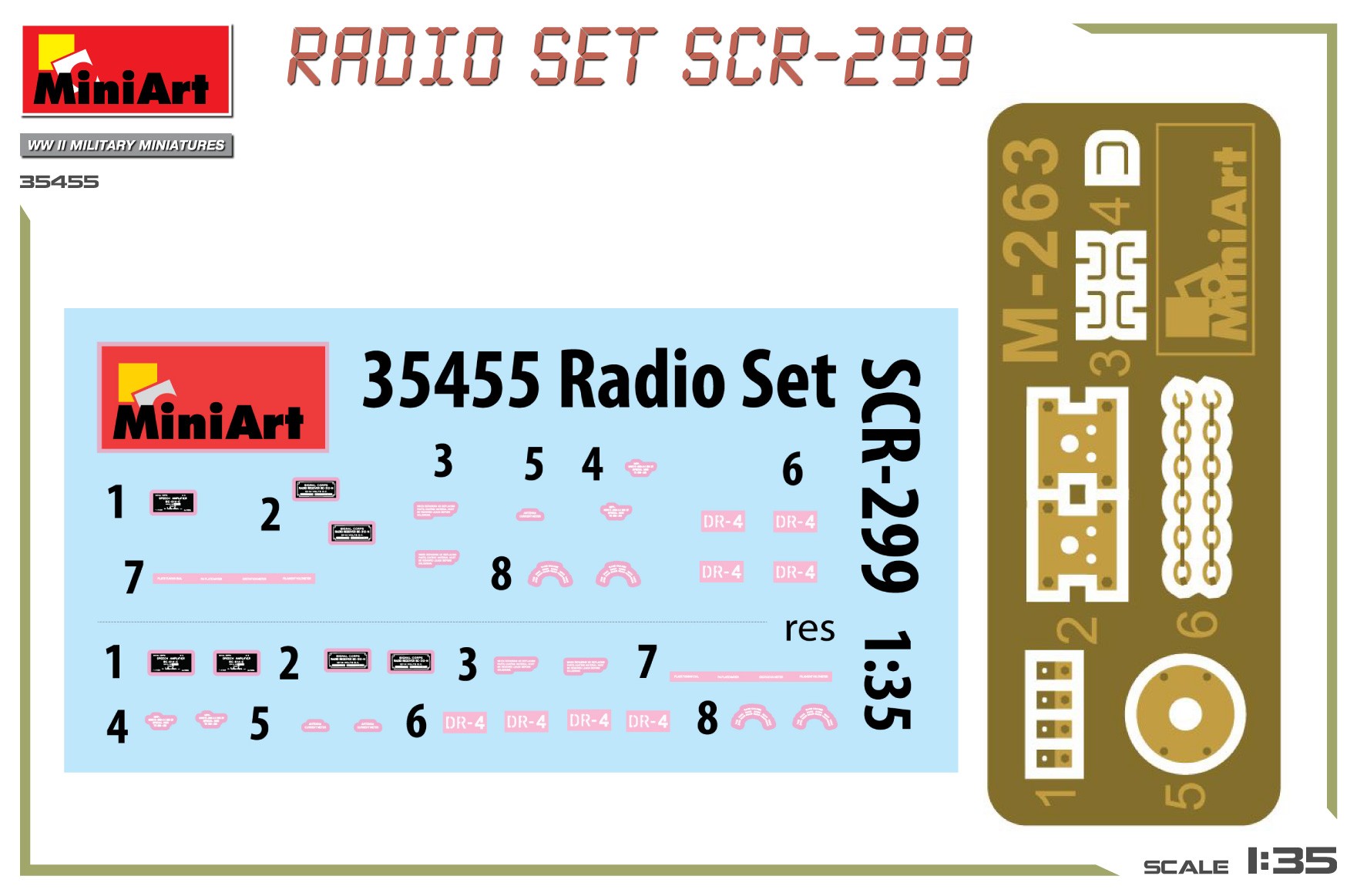 MiniArt 1:35 ABD Telsiz Alıcısı SCR-299