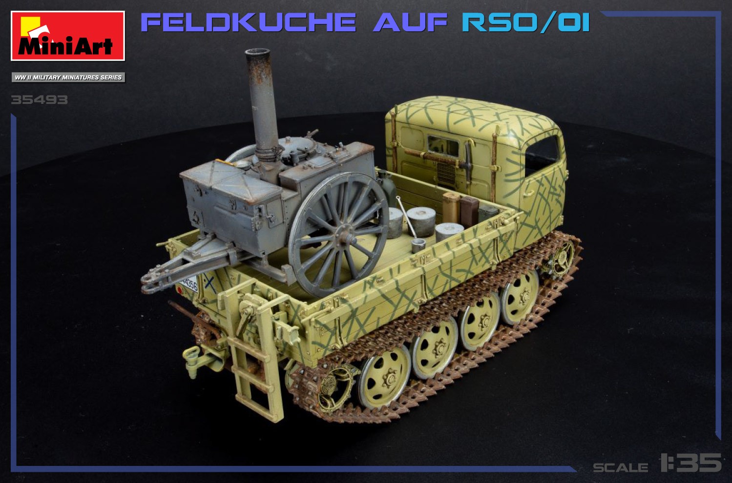 MiniArt 35493 1:35 Feldkuche Auf RSO/01 Maket