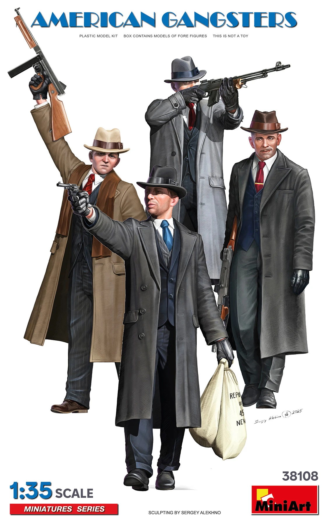 MiniArt 38108 1:35 Amerikan Gangsterleri Maketi