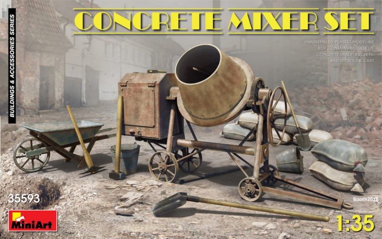 MiniArt 35593 1:35 Beton Mikseri Seti