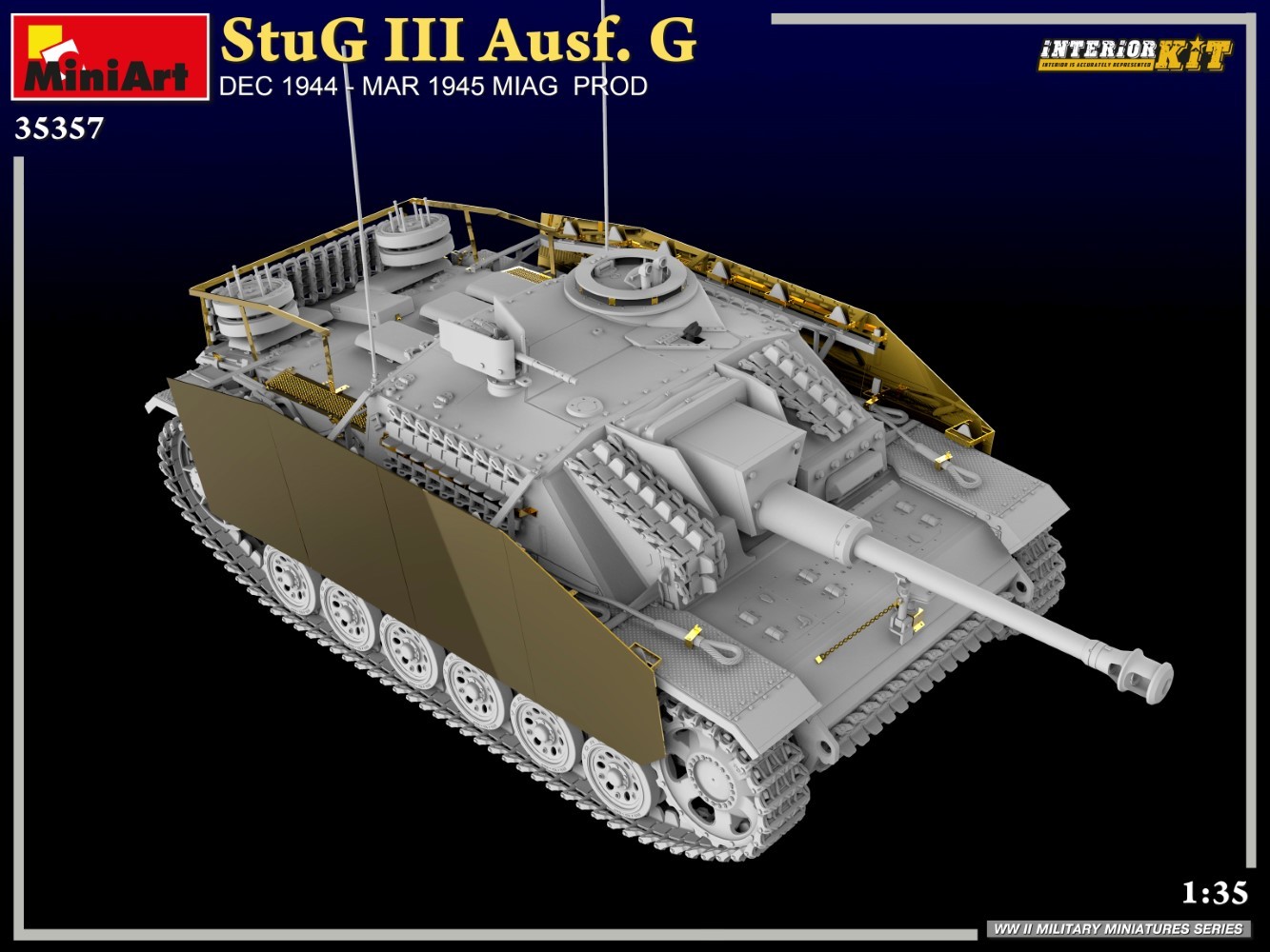 MiniArt 35357 1:35 Miniart StuG III Ausf. G  Ara 1944 - Mart 1945 Interior Kit