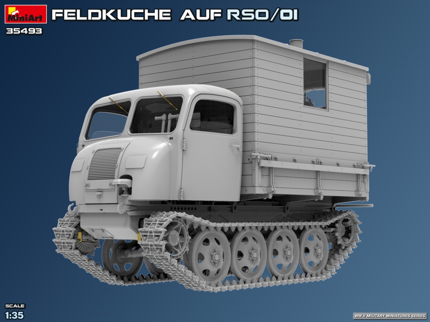 MiniArt 35493 1:35 Feldkuche Auf RSO/01 Maket