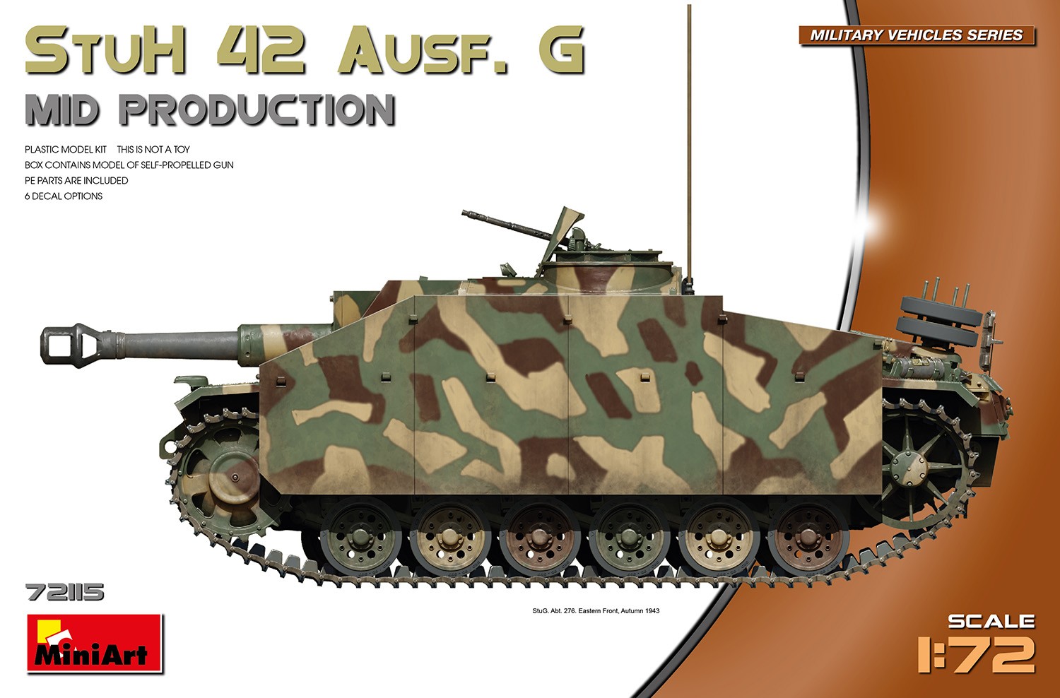 MiniArt 72115 1:72 StuH 42 Ausf G Ara Üretim