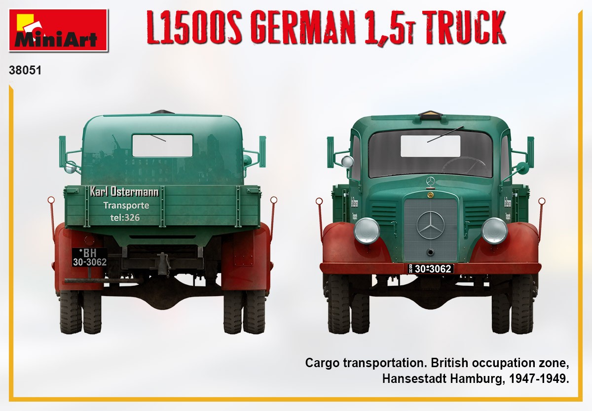 MiniArt 38051 1:35 L1500S Alman 1,5T Kamyon