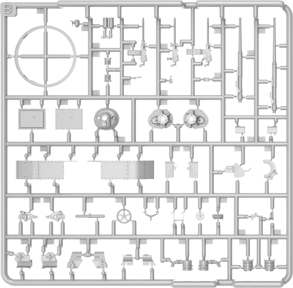 MiniArt 35417 1:35 M3 Stuart Diesel Erken Üretim