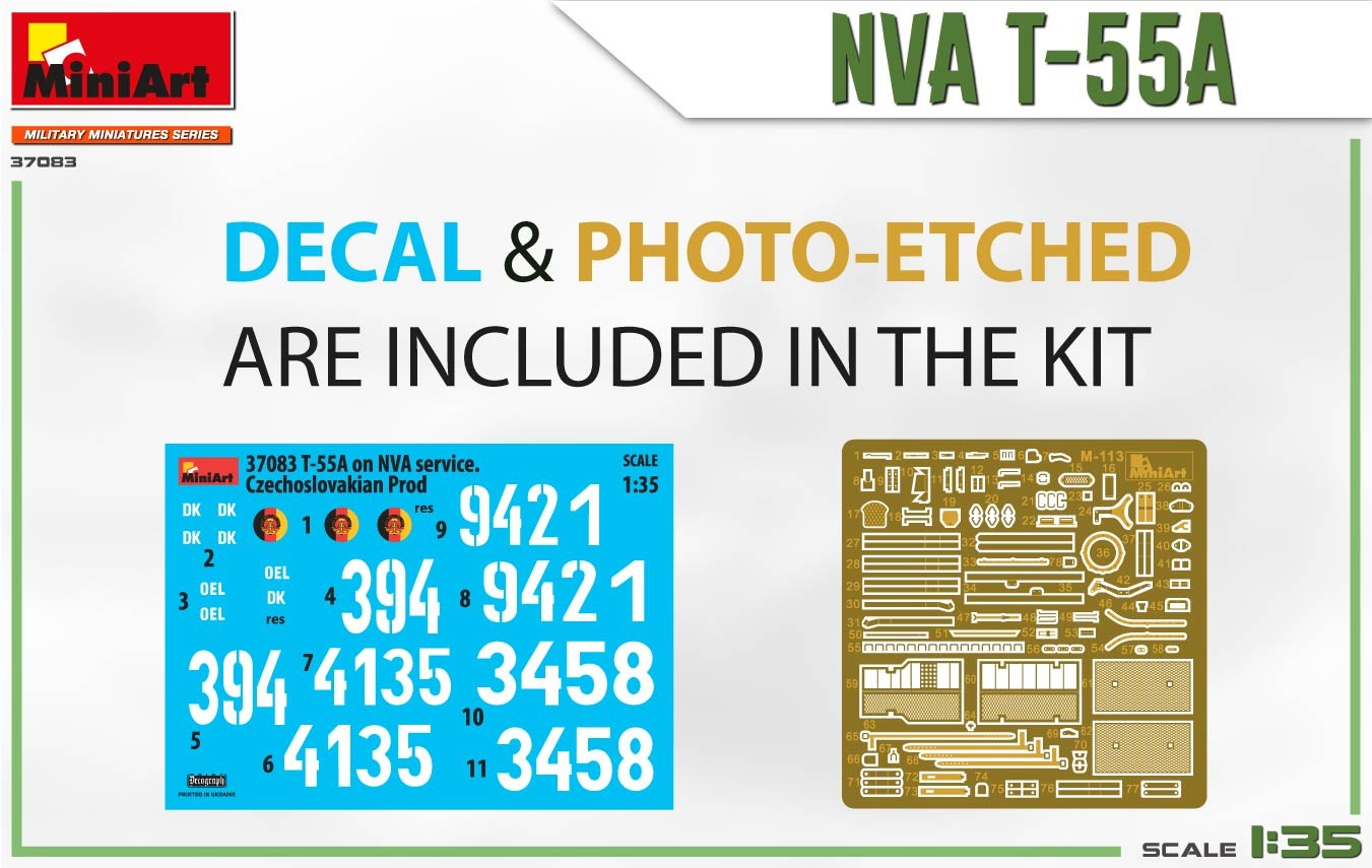 MiniArt 37083 1:35 NVA T-55A