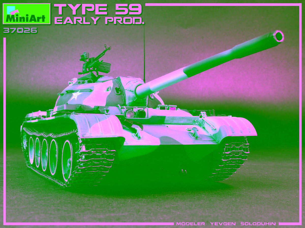 MiniArt 37026 1:35 Type 59 - İlk Üretim Çin Medium Tank