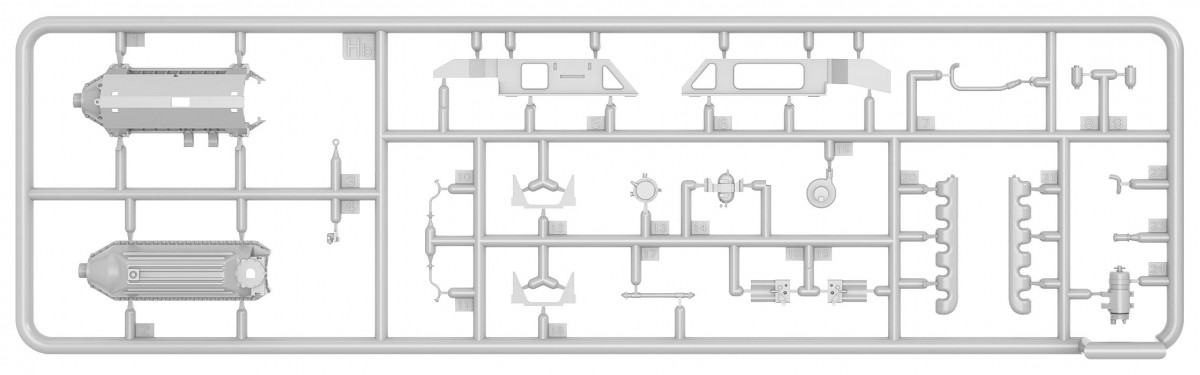 MiniArt 37013 1:35 Tiran 4 Sharir Yeni Tip Interior Kit