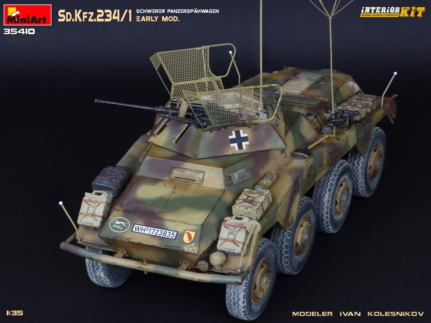 MiniArt 1:35 Sd.Kfz. 234/1 Schwerer Panzerspahwage