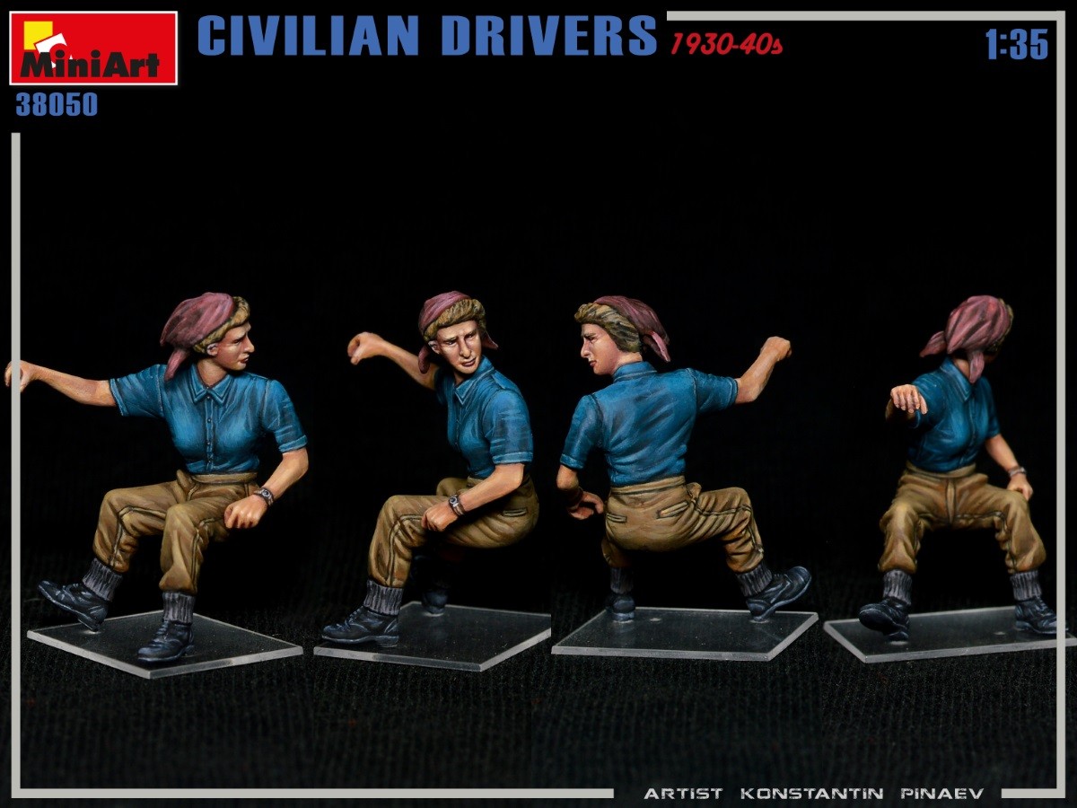 MiniArt 38050 1:35 Sivil Sürücüler (1930-40'lar)