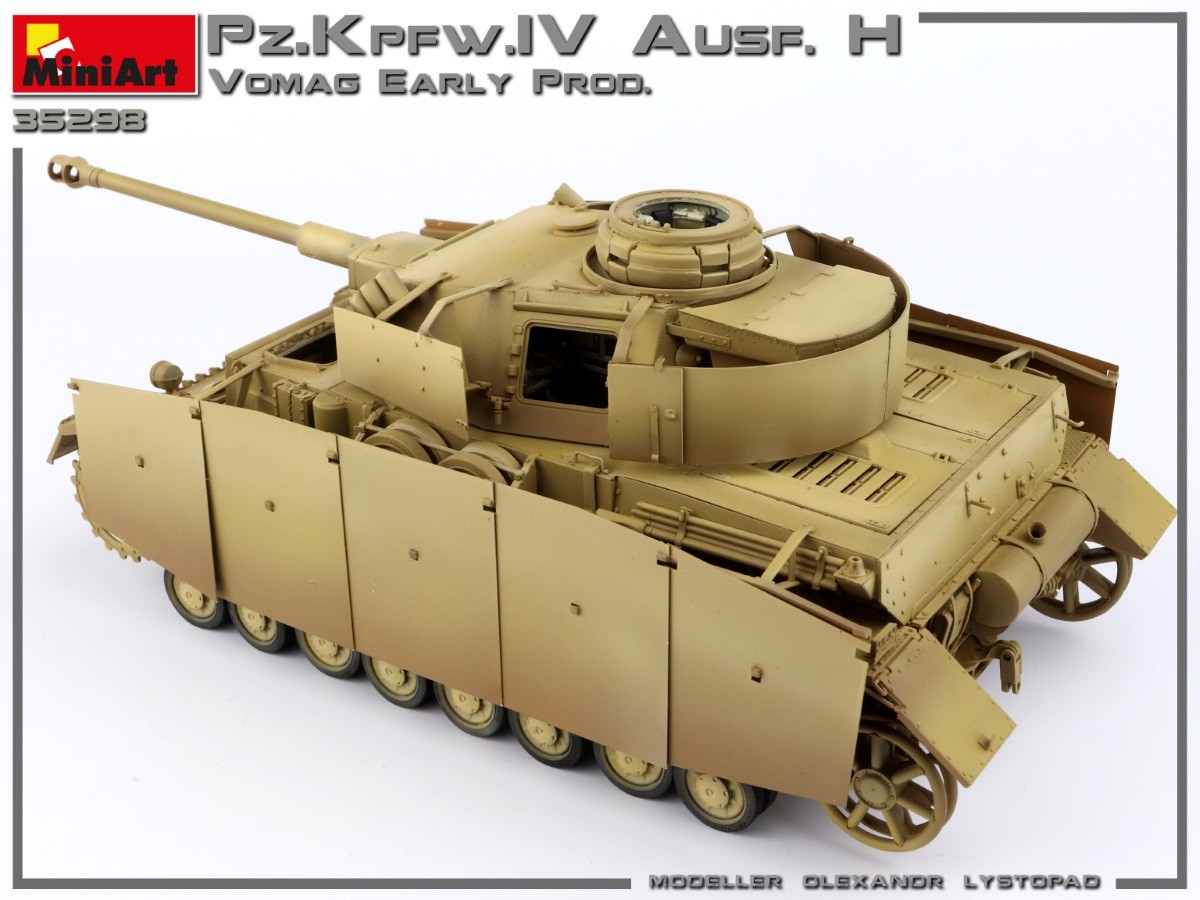 MiniArt 35298 1:35 Pz. Kpfw. IV Ausf. H Vomag İlk Üretim Mayıs 1943 Interior Kit
