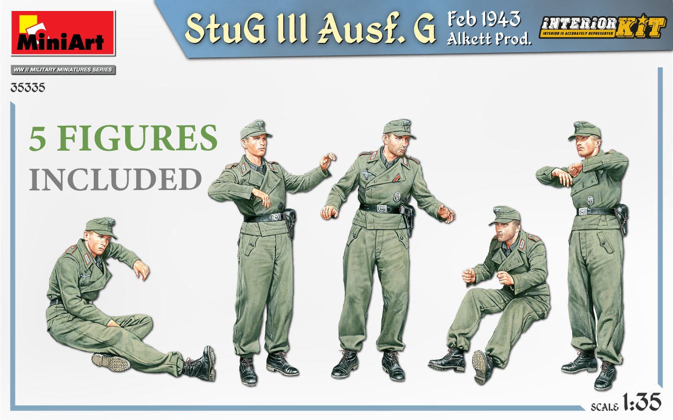 MiniArt 35335 1:35 StuG III Ausf. G Feb 1943 Alkett Prod. Interior Kit.