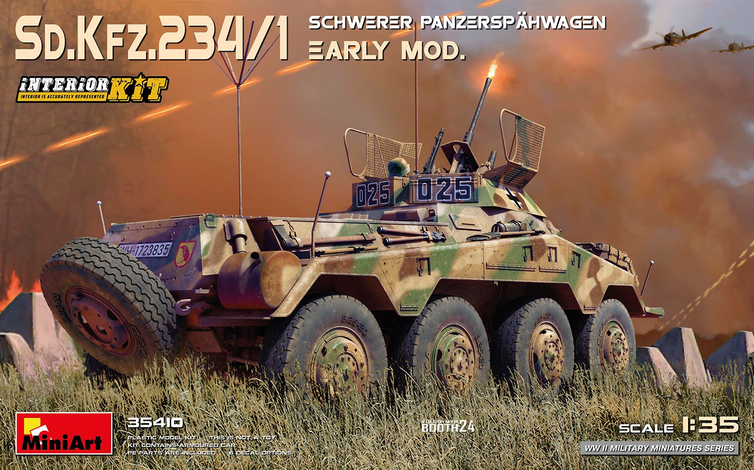 MiniArt 1:35 Sd.Kfz. 234/1 Schwerer Panzerspahwage