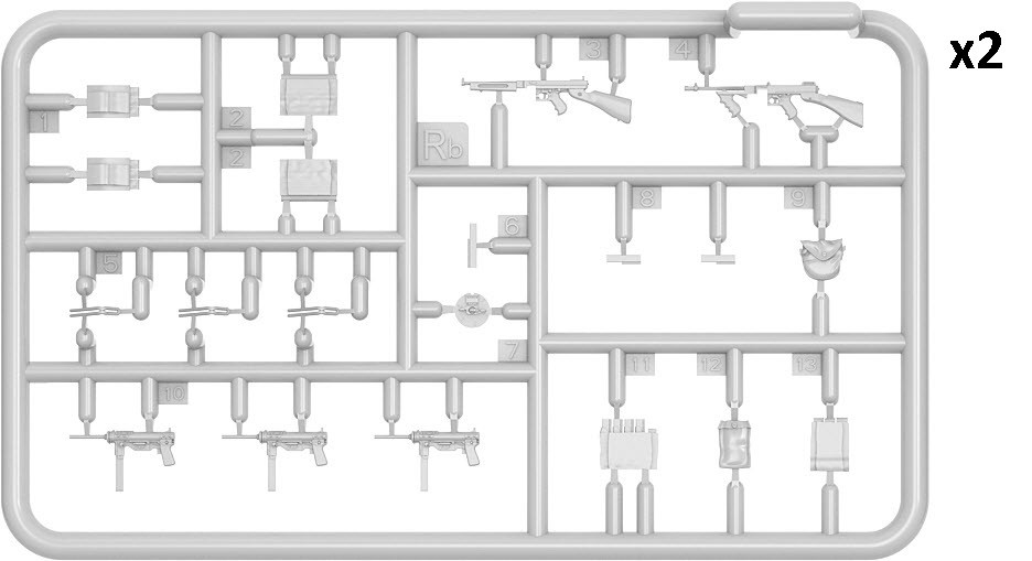 MiniArt 35407 1:35 ABD Piyade Tank Sürücüleri Set 1