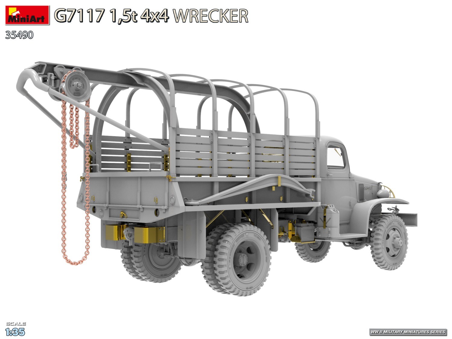 MiniArt 35490 1:35 G7117 1,5t. 4x4 Çekici Araç Maketi