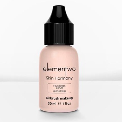 Elementwo Skin Harmony Airbrush Makeup SHF-02 Spring Beige Fondöten 30ml.