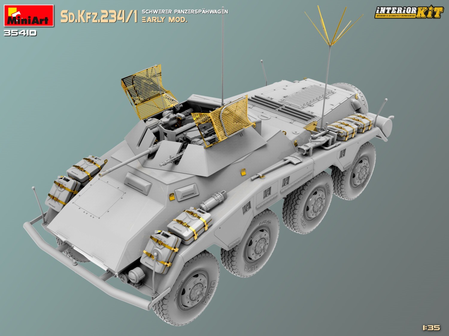 MiniArt 1:35 Sd.Kfz. 234/1 Schwerer Panzerspahwage