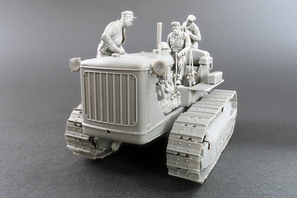 MiniArt 35225 1:35 Amerikan Traktör - Vinç ve Mürettebat ile birlikte
