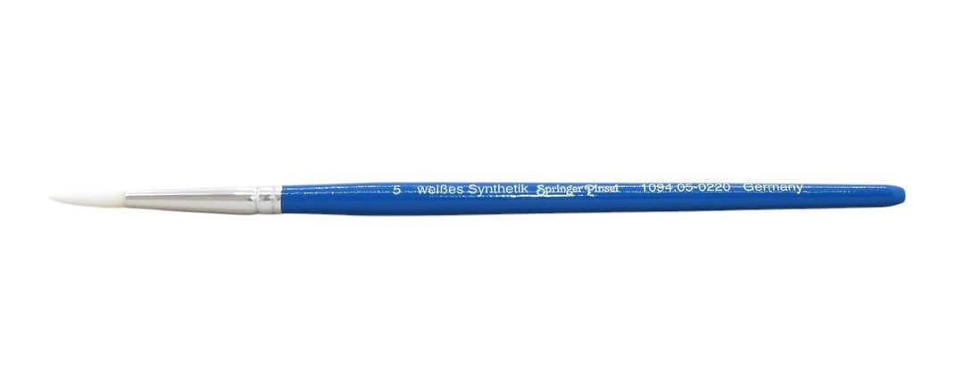 Springer Pinsel Hobbypinsel Sentetik Beyaz Kıllı Fırça 05
