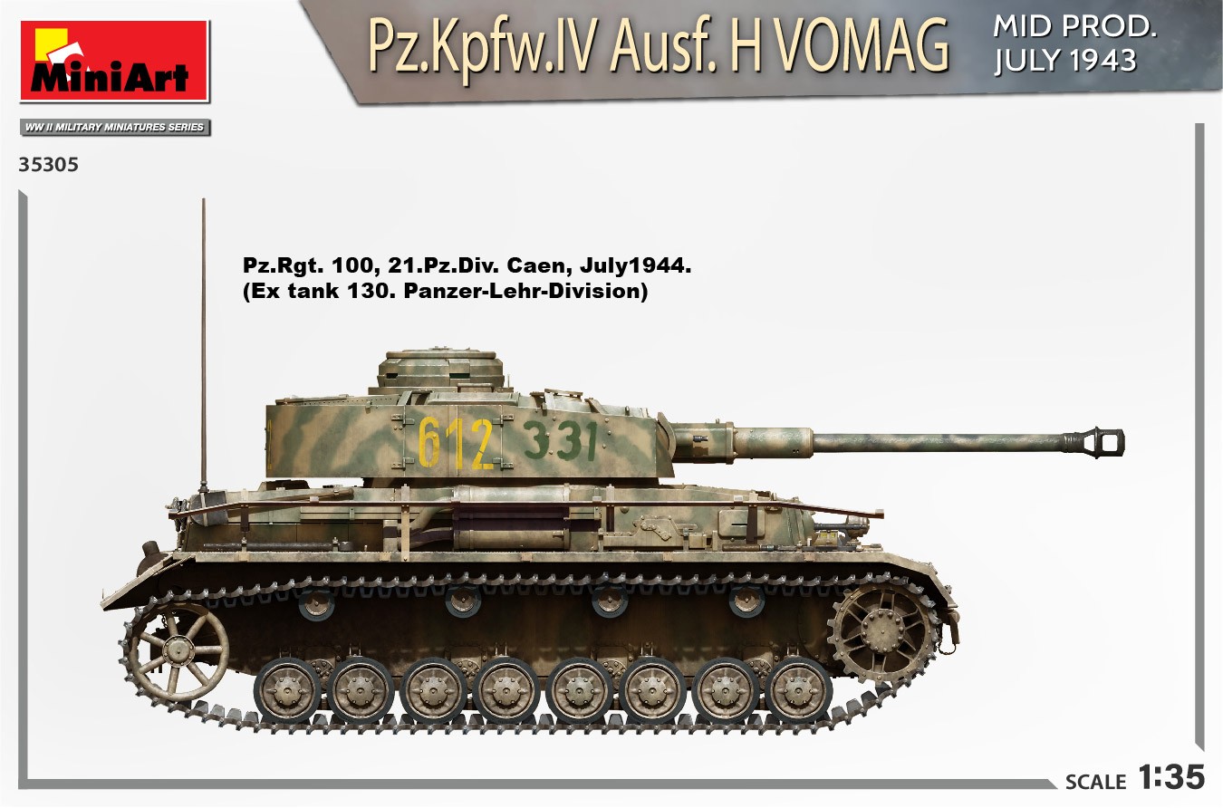 MiniArt 35305 1:35 Pz. Kpfw. IV Ausf. H Vomag. Mid Prod. (Temmuz 1943) Interior Kit