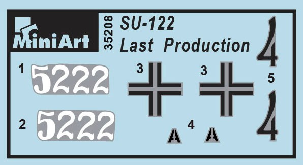MiniArt 35208 1:35 SU-122 (Son Üretim) Interior Kit