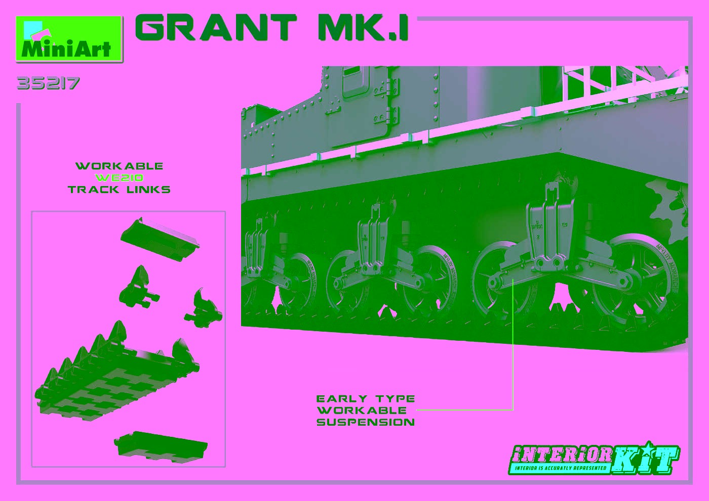 MiniArt 35217 1:35 Grant Mk.I Interior Kit