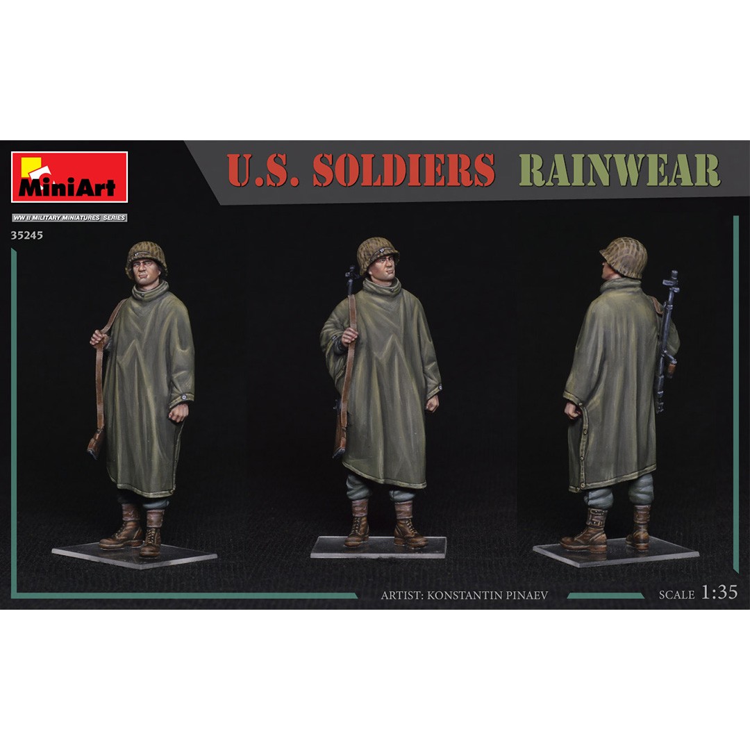 MiniArt 35245 1:35 Yağmurluklu Amerikan Askerleri
