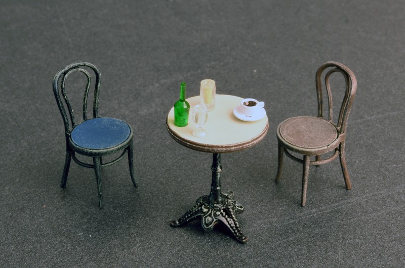 MiniArt 35569 1:35 Kafe Mobilyaları ve Yemek Gereçleri