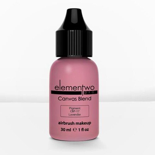 Elementwo Pro Canvas Blend Airbrush Makeup CBP-17 Lavender Mat Pigment 30ml.