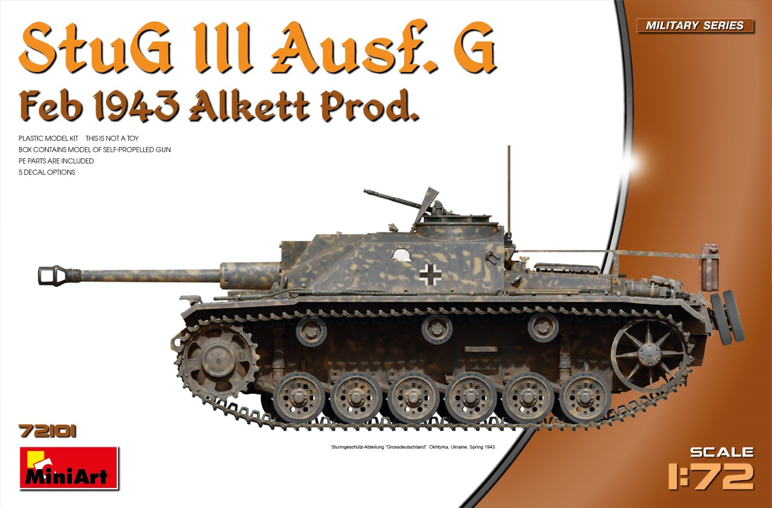 MiniArt 72101 1:72 1:72 StuG III Ausf. G Şubat 1943 Üretimi