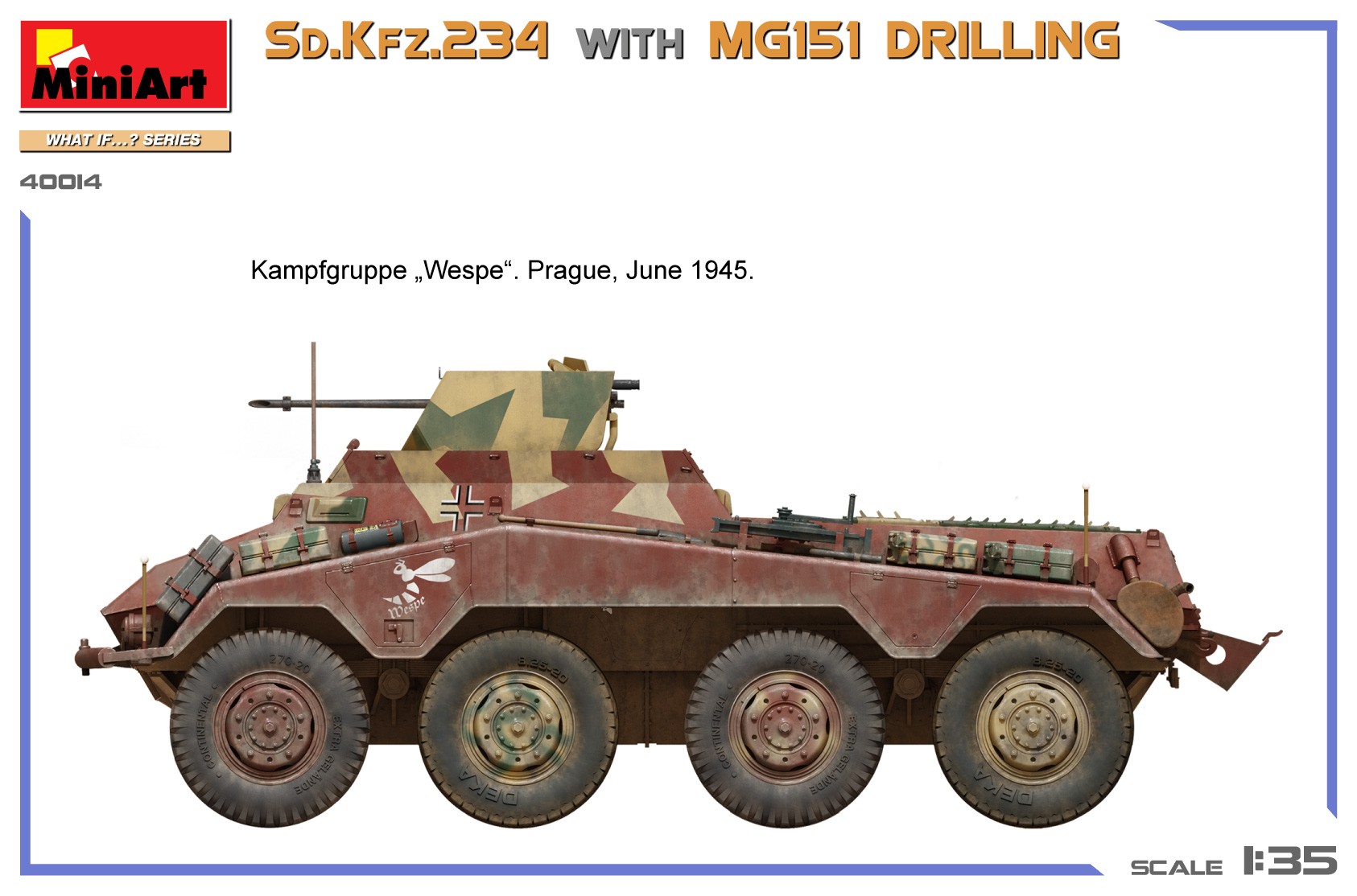 MiniArt 40014 1:35 MG151 Delici ile Sd.Kfz.234