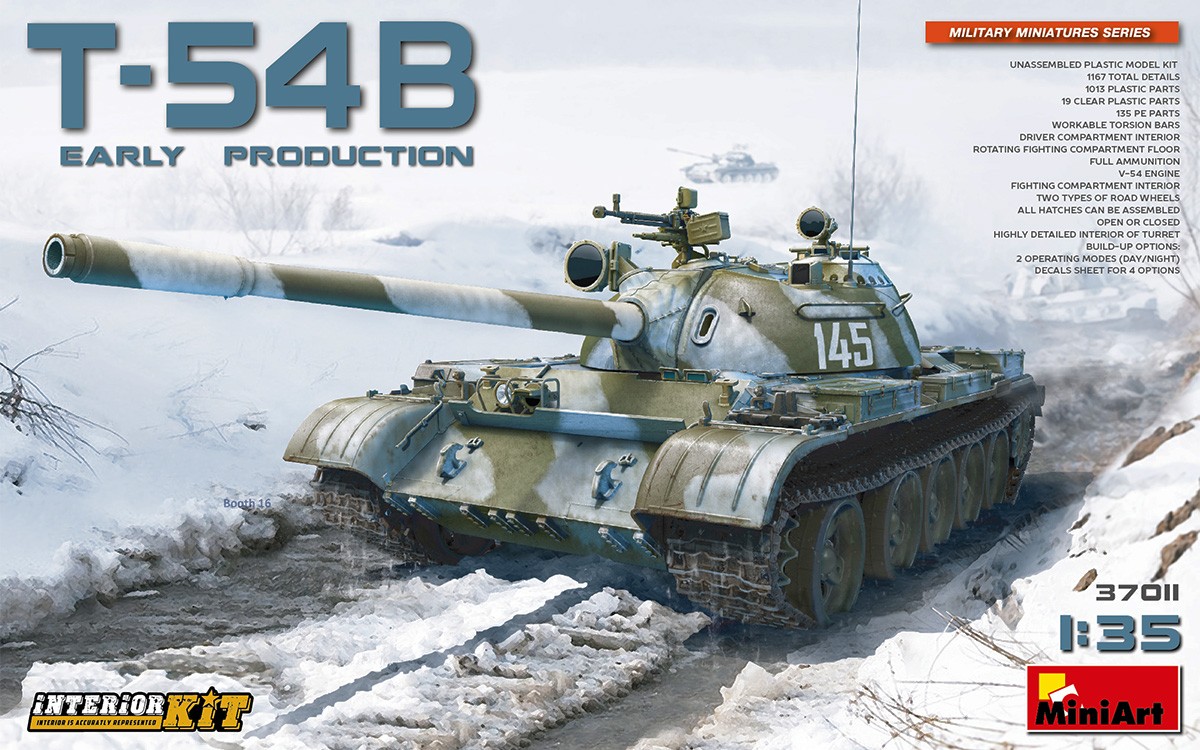 MiniArt 37011 1:35 Sovyet Medium Tank T-54B. Interior Kit