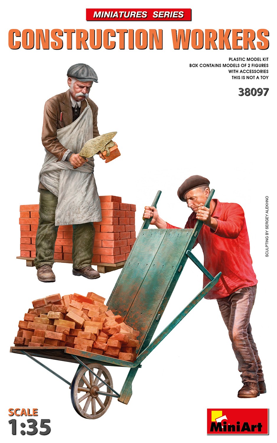 MiniArt 38097 1:35 Aksesuarlarla İnşaat İşçileri
