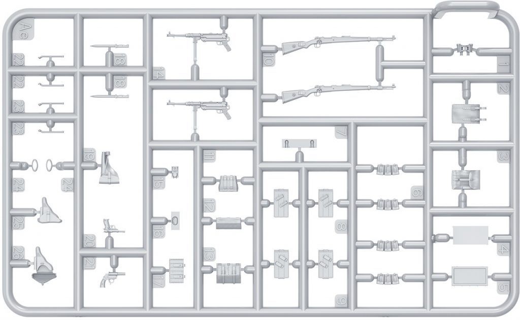 MiniArt 35249 1:35 Alman Tank Mürettebatı (Kış Üniformalı) Özel Üretim