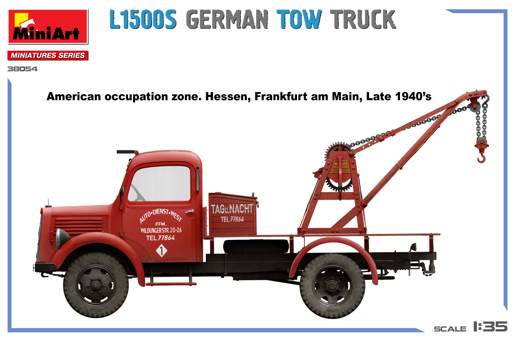 MiniArt 38054 1:35 L1500S Alman Çekici
