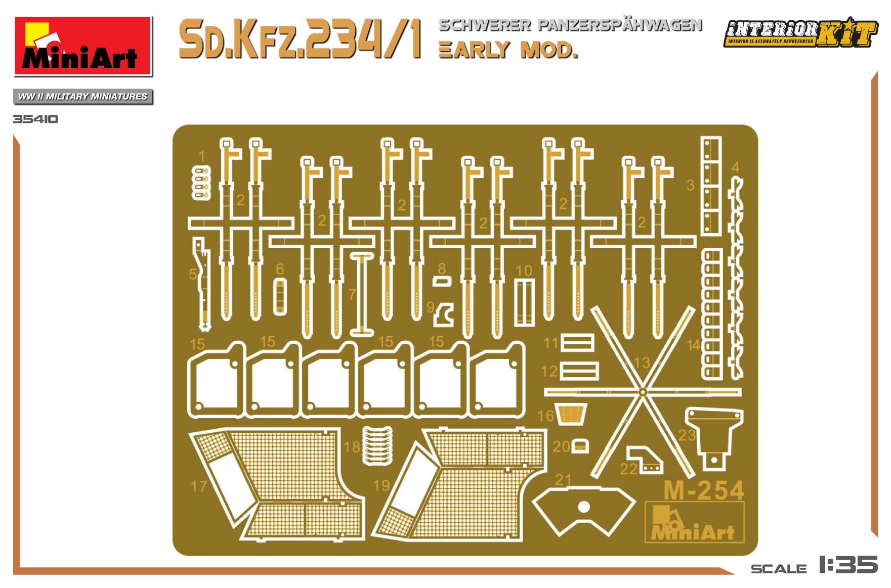 MiniArt 1:35 Sd.Kfz. 234/1 Schwerer Panzerspahwage