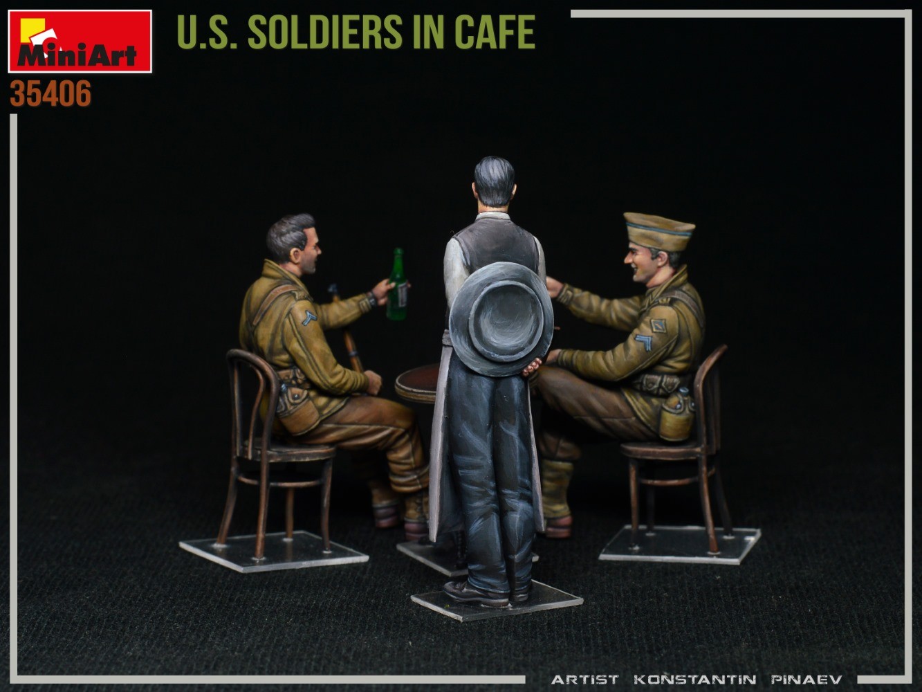 MiniArt 35406 1:35 Kafedeki Amerikan Askerler
