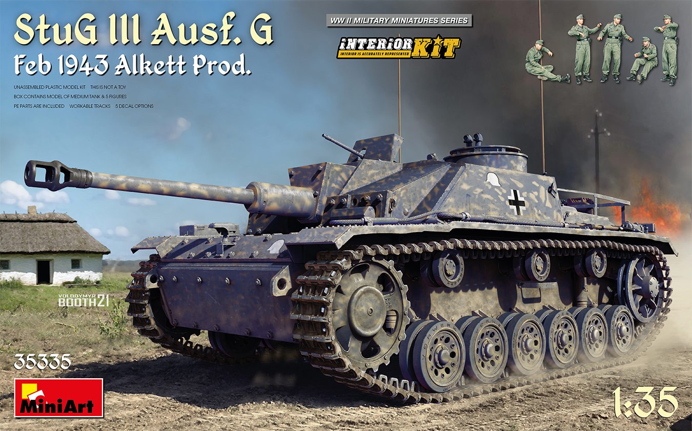 MiniArt 35335 1:35 StuG III Ausf. G Feb 1943 Alkett Prod. Interior Kit.