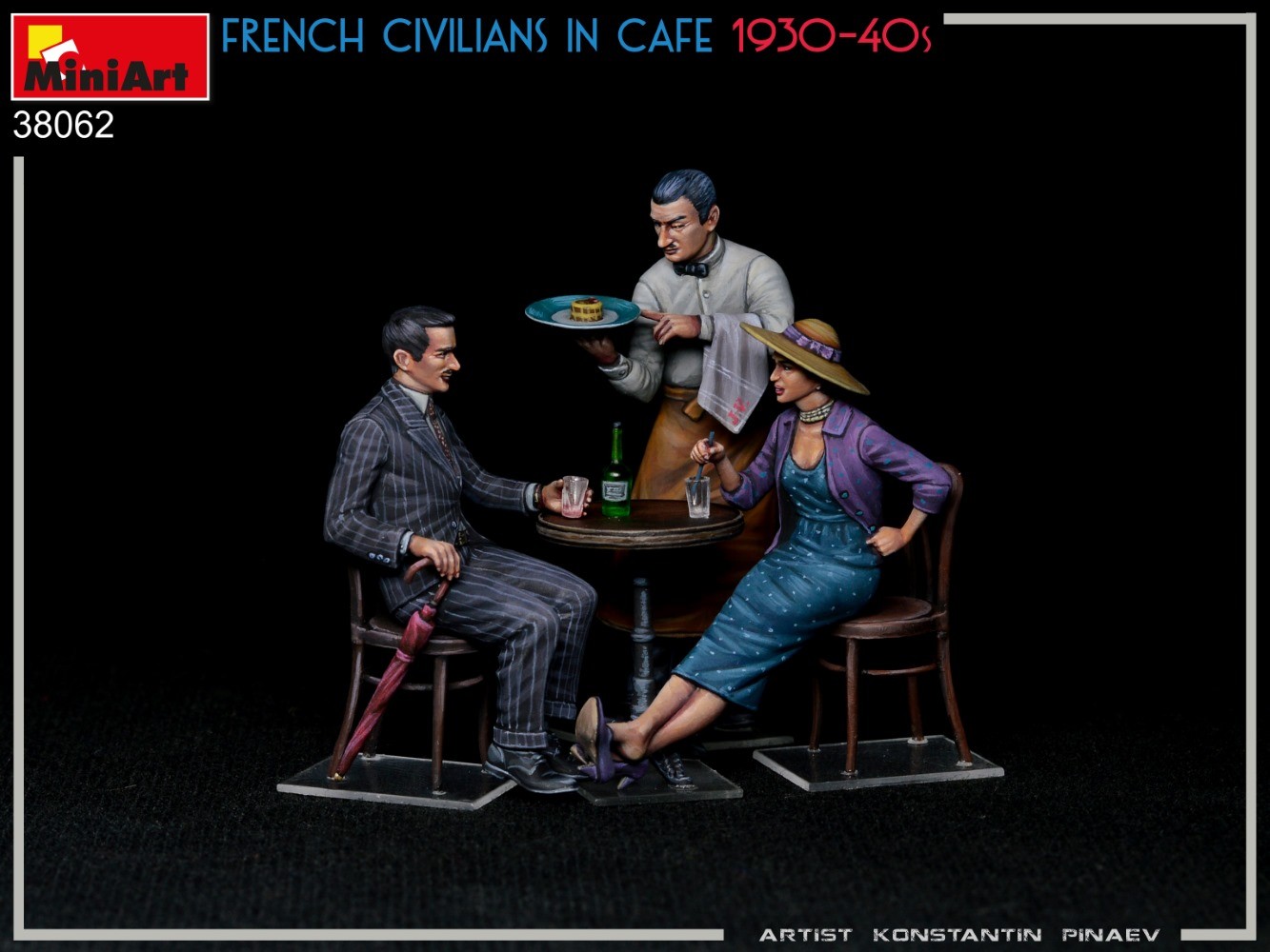 MiniArt 38062 1:35 Kafedeki Fransız Siviller 1930-40'lar