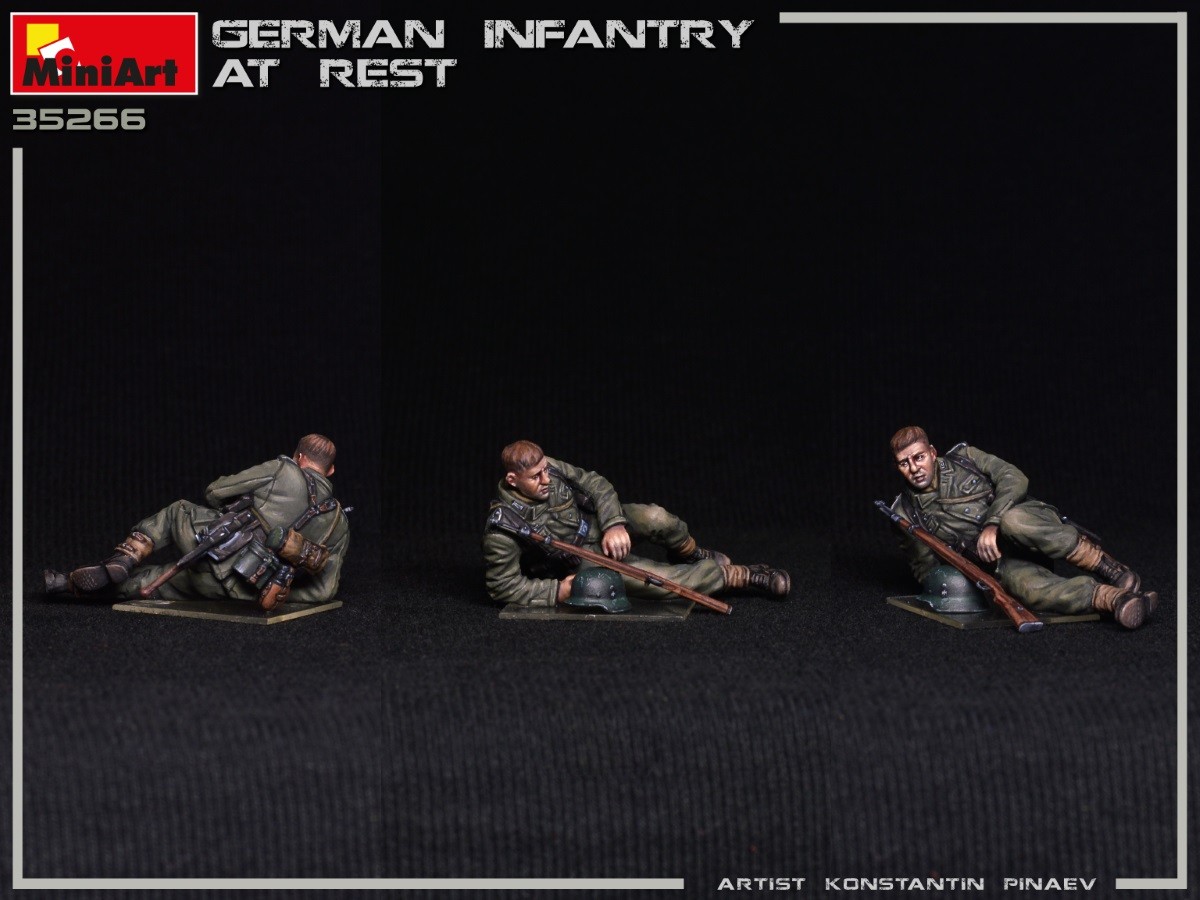 MiniArt 35266 1:35 Dinlenen Alman Askerleri 2